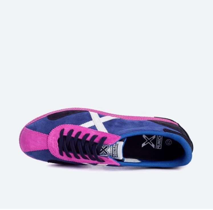 Sapatilhas de Andebol Munich Arquero 17 – Azul e Rosa