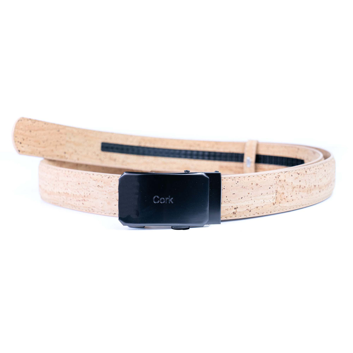 Cinto de Cortiça com Fivela Automática MB Cork L-1167 para Homem – Natural