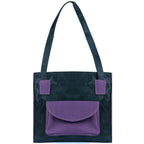Mala Tote Bicolor de Cortiça com Bolso Frontal MB Cork BAGP-310