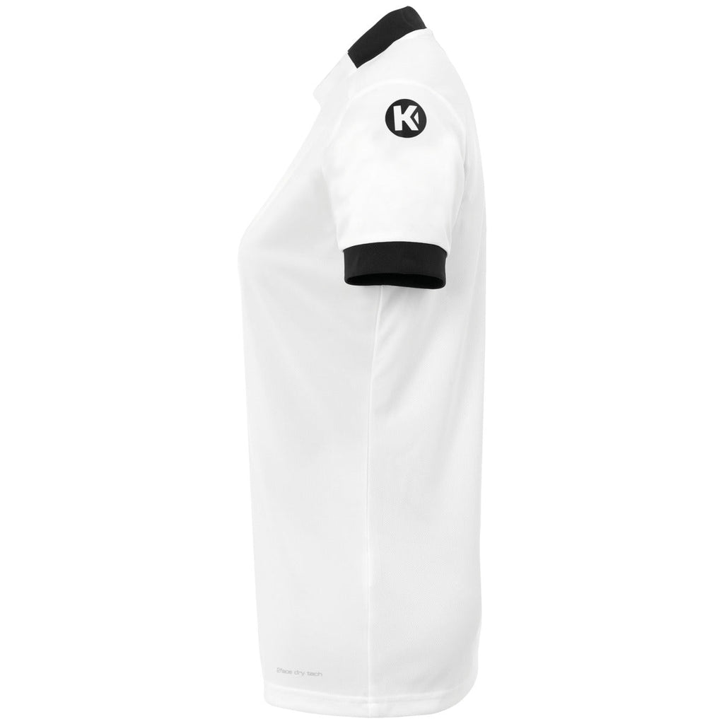 T-shirt Kempa Player para Mulher – Branco e Preto