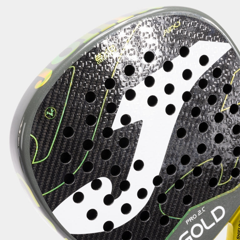 Raquete de Padel Joma Gold Pro – Preto e Dourado