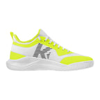 Sapatilhas de Andebol Kempa Kourtfly Jr – Branco e Amarelo-lima