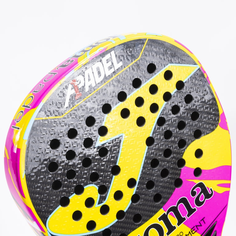 Raquete de Padel Joma Tournament Pro – Rosa e Amarelo