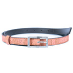 Cinto Fino de Cortiça com Fivela Retangular MB Cork L-1106 para Mulher