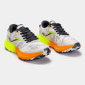 Sapatilhas de Trail Joma TR-6000 – Branco e Amarelo-lima