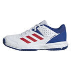 Adidas Court Stabil Jr – Branco e Azul