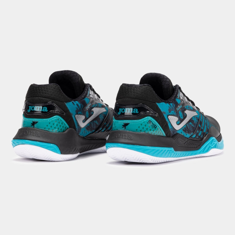 Sapatilhas de Ténis Joma Point – Preto e Azul-turquesa