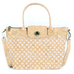 Mala de Mão de Cortiça com Padrão de Azulejo MB Cork BAGD-611