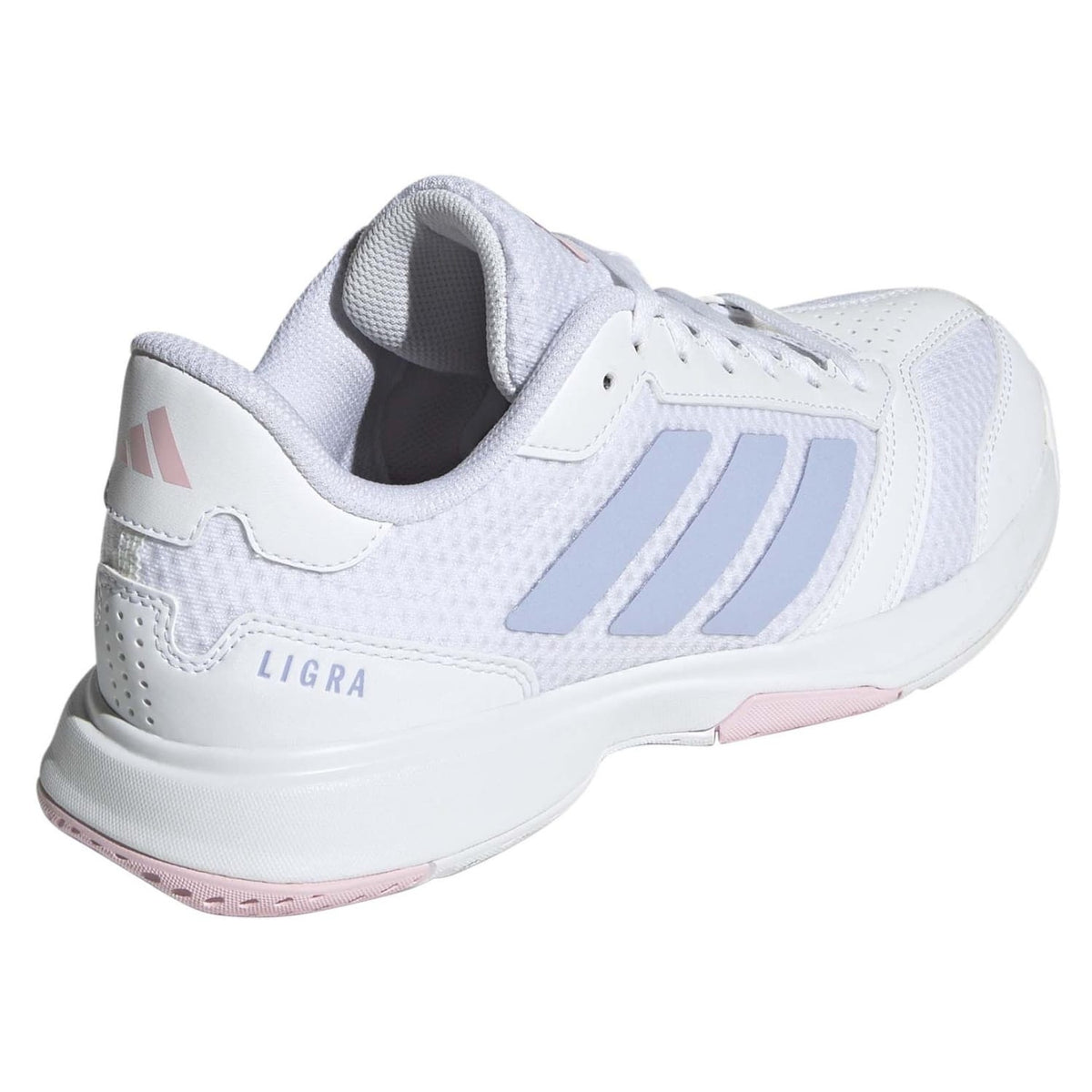 Adidas Ligra 8 W – Branco e Azul-claro