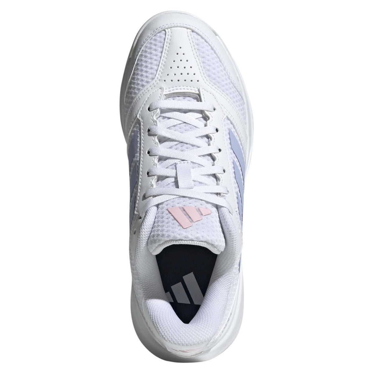 Adidas Ligra 8 W – Branco e Azul-claro