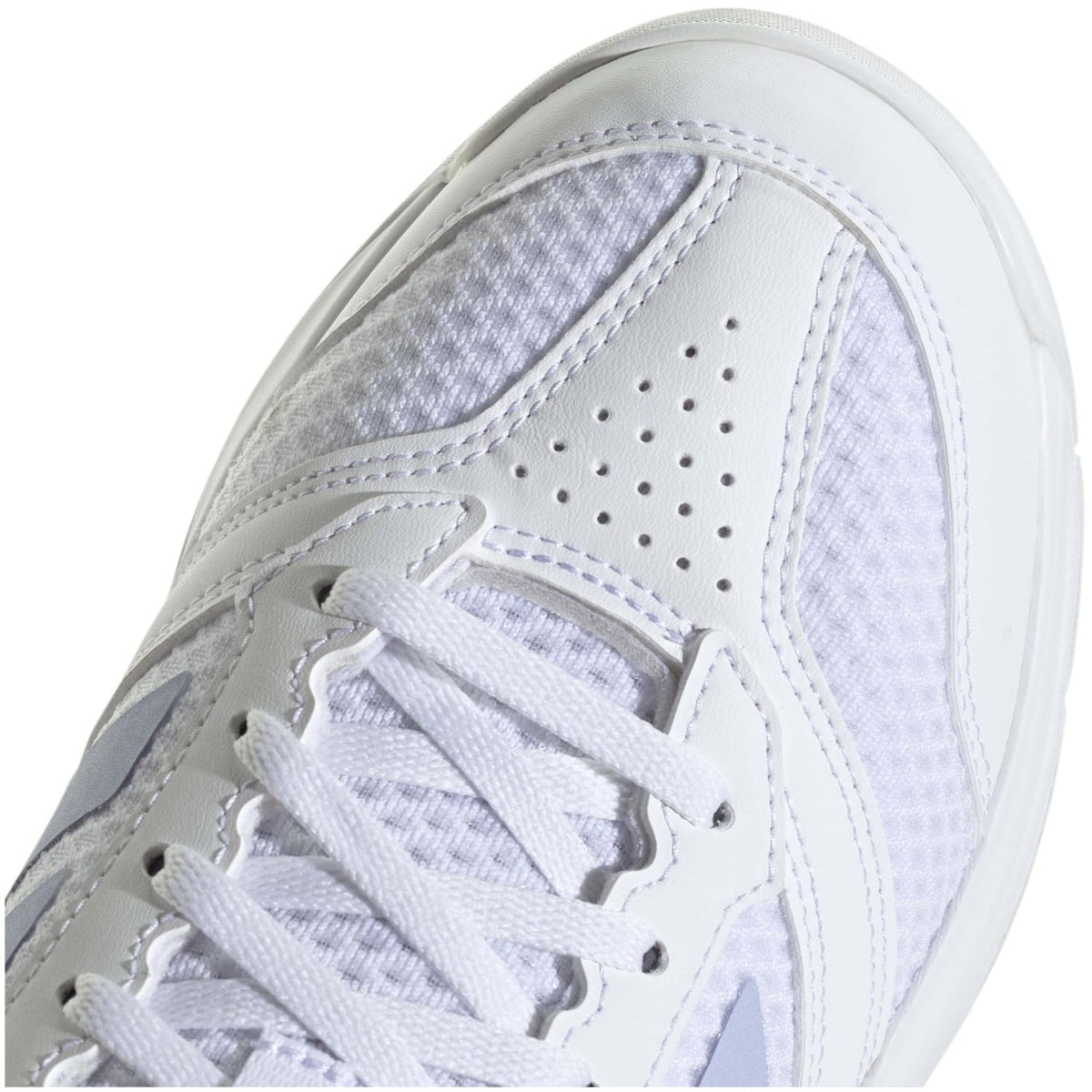 Adidas Ligra 8 W – Branco e Azul-claro