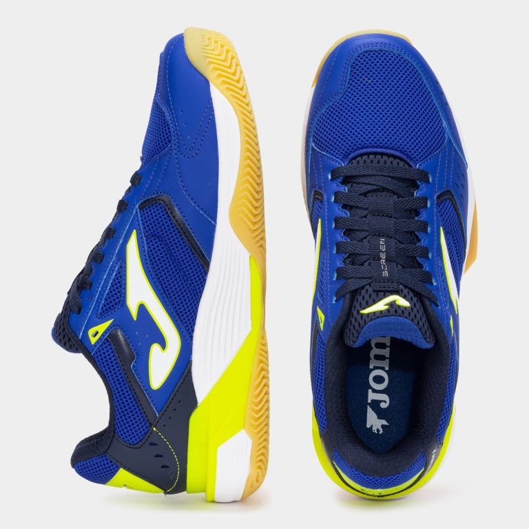 Sapatilhas Joma Screen – Azul e Amarelo-lima