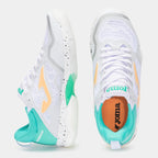 Sapatilhas de Andebol Joma B.Breston para Mulher – Branco e Verde-água
