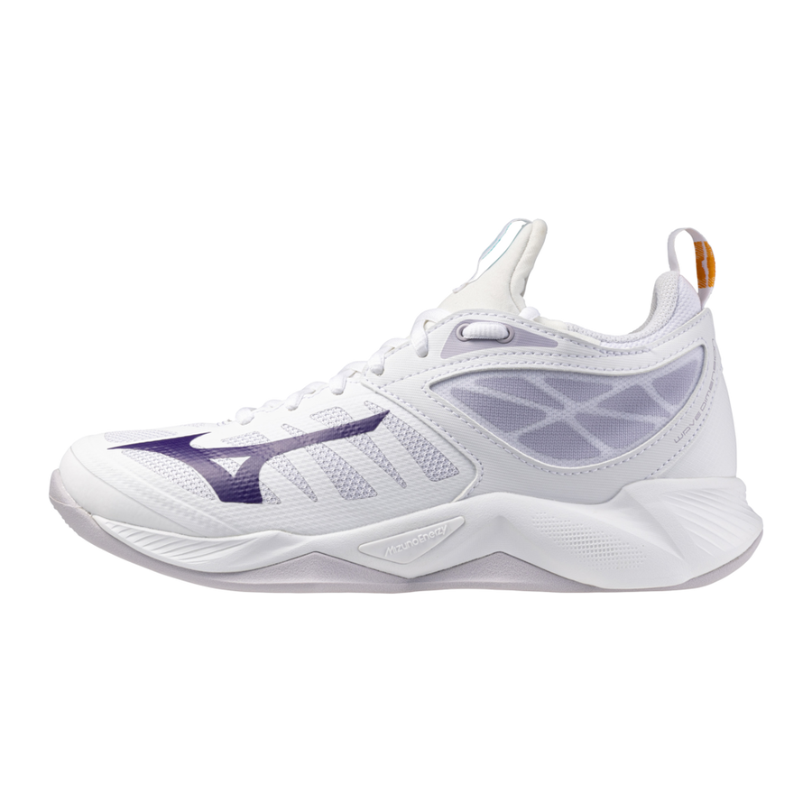 Sapatilhas de Voleibol Mizuno Wave Dimension para Mulher – Branco e Azul