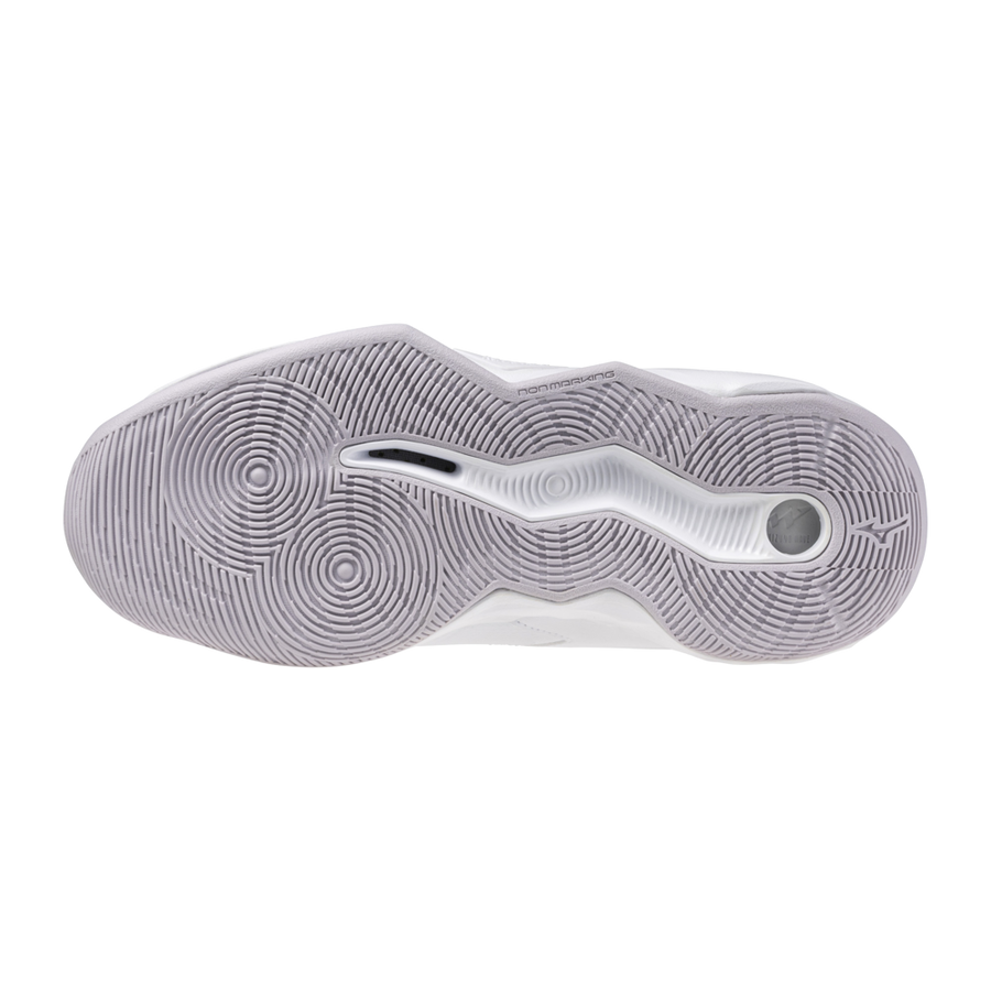 Sapatilhas de Voleibol Mizuno Wave Dimension para Mulher – Branco e Azul