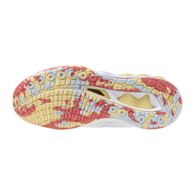 Sapatilhas de Voleibol Mizuno Wave Luminous 3 para Mulher – Branco e Rosa