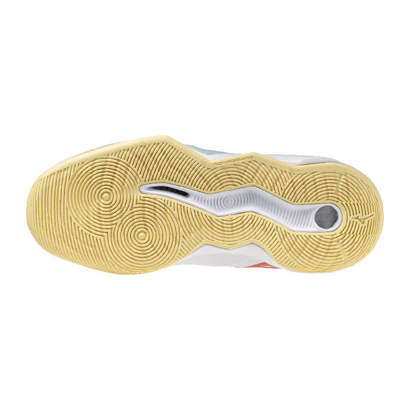Sapatilhas de Voleibol Mizuno Wave Momentum Pro – Branco e Vermelho