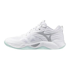 Sapatilhas de Voleibol Mizuno Wave Momentum Pro – Branco e Verde-água