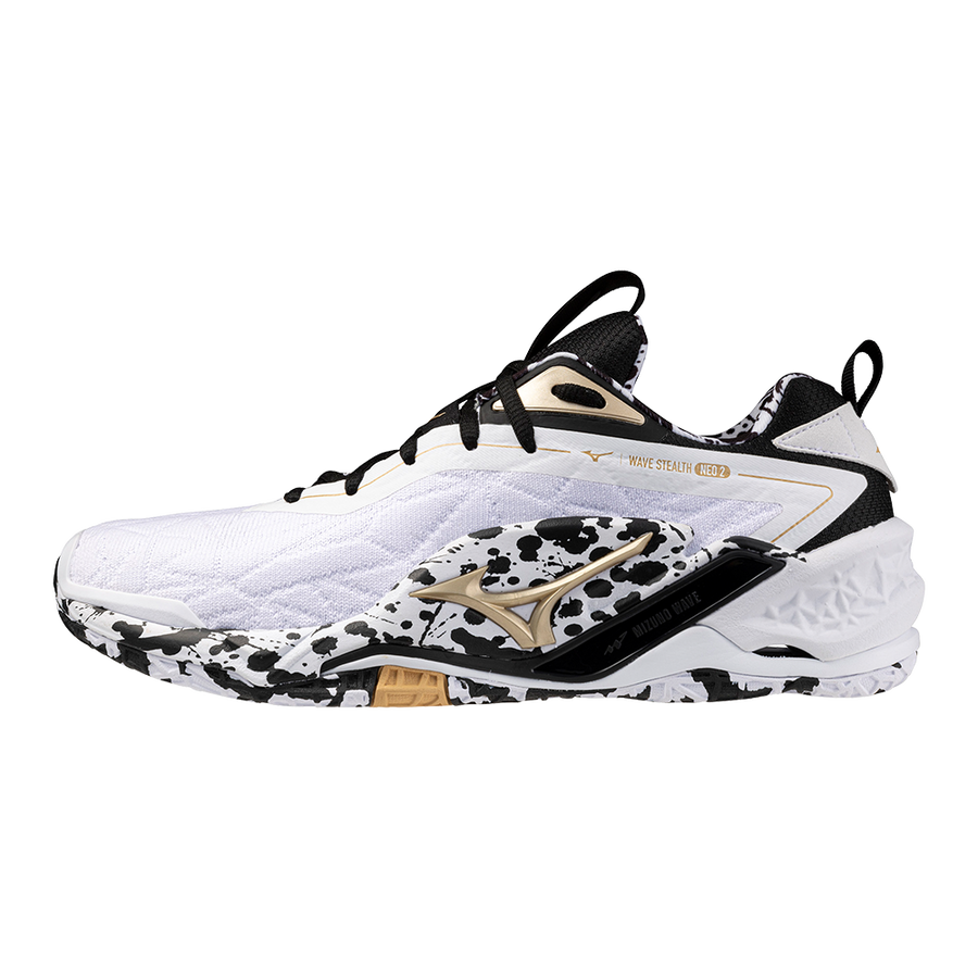 Sapatilhas de Andebol Mizuno Wave Stealth Neo 2 Edição Especial – Branco e Preto