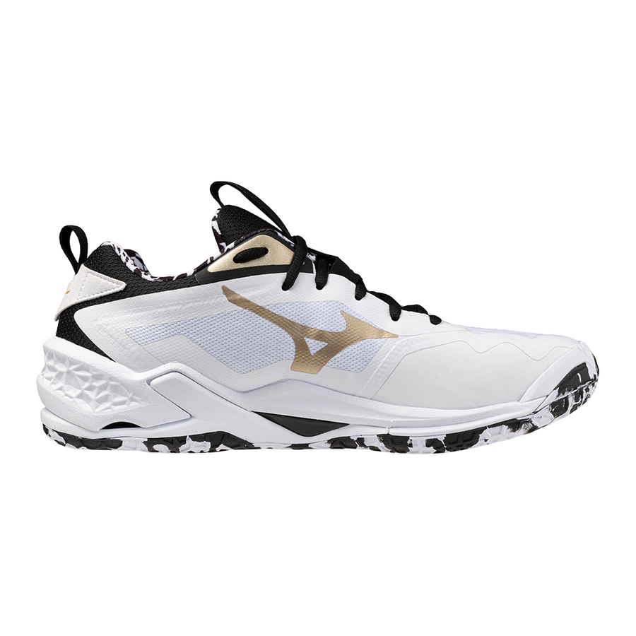 Sapatilhas de Andebol Mizuno Wave Stealth Neo 2 Edição Especial – Branco e Preto