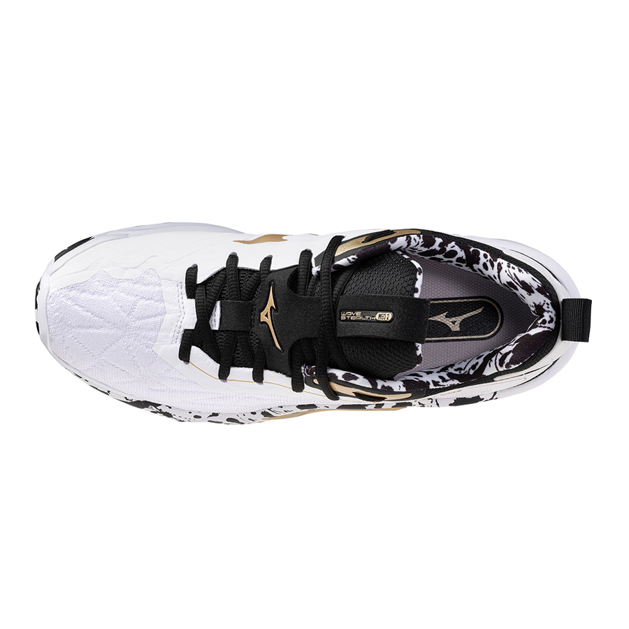 Sapatilhas de Andebol Mizuno Wave Stealth Neo 2 Edição Especial – Branco e Preto