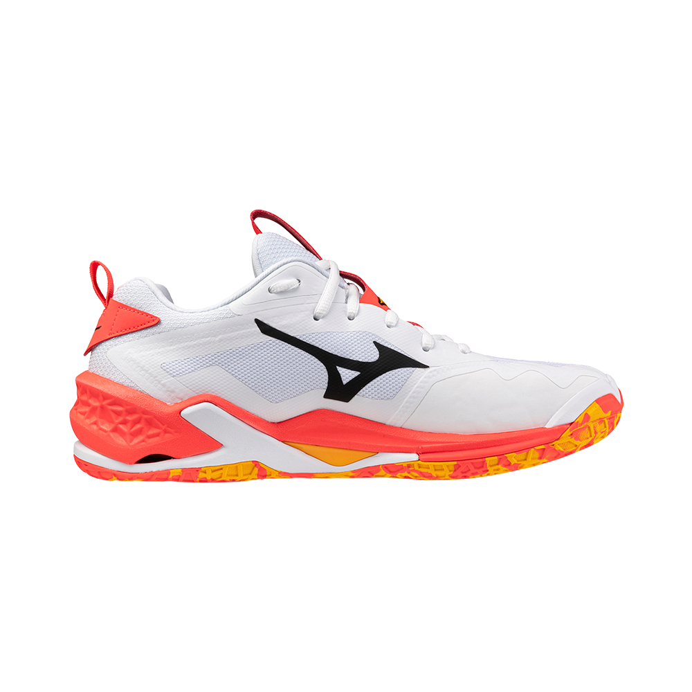 Sapatilhas de Andebol Mizuno Wave Stealth Neo 2 – Branco e Laranja