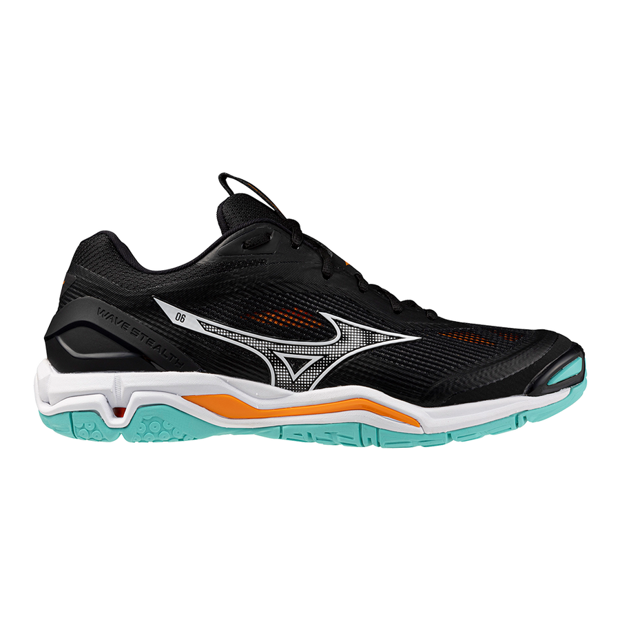 Sapatilhas de Andebol Mizuno Wave Stealth 6 – Preto e Verde-água