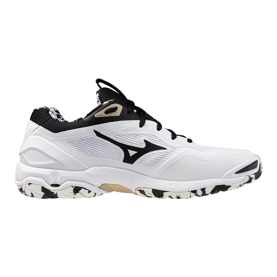 Sapatilhas de Andebol Mizuno Wave Stealth 6 Edição Especial – Branco e Preto