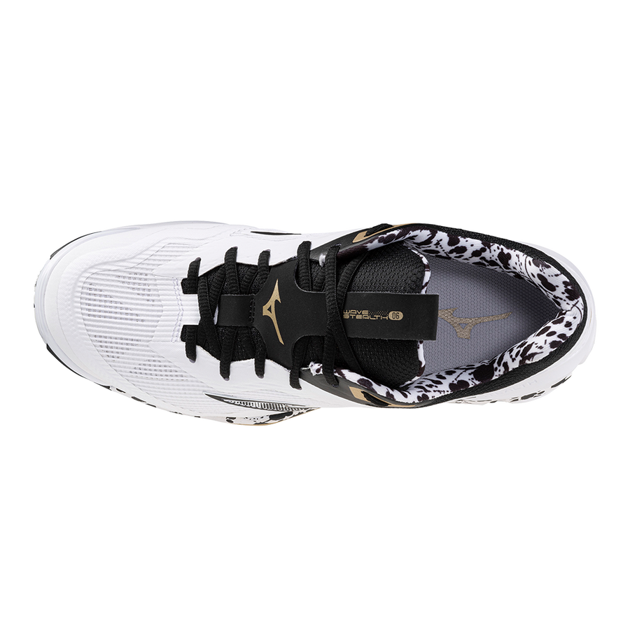 Sapatilhas de Andebol Mizuno Wave Stealth 6 Edição Especial – Branco e Preto