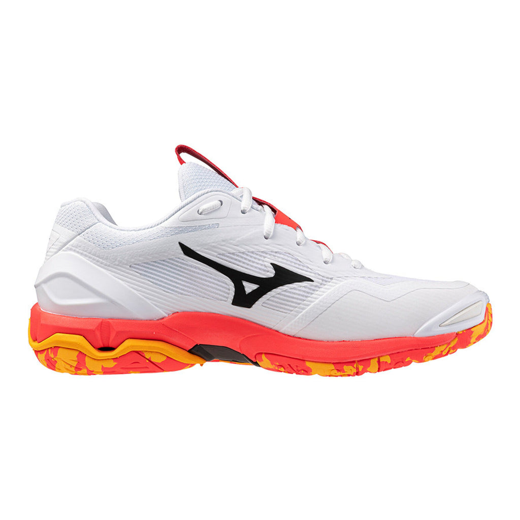 Sapatilhas de Andebol Mizuno Wave Stealth 6 – Branco e Laranja