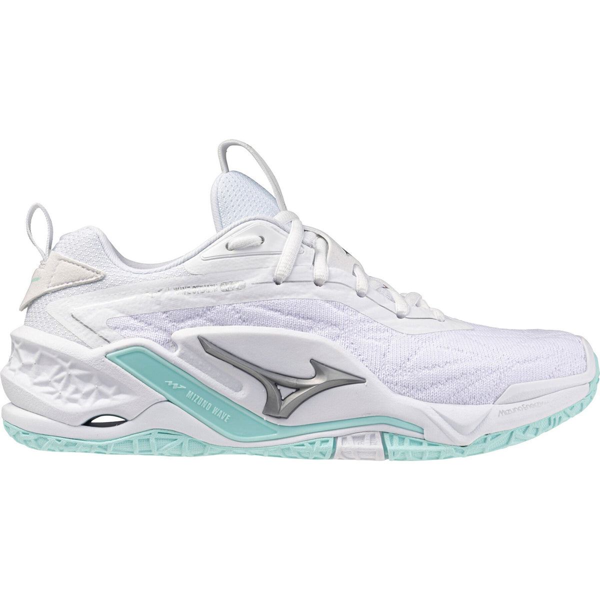 Sapatilhas de Andebol Mizuno Wave Stealth Neo 2 para Mulher – Branco e Verde-água