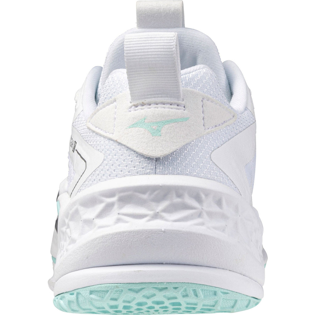 Sapatilhas de Andebol Mizuno Wave Stealth Neo 2 para Mulher – Branco e Verde-água