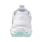 Sapatilhas de Andebol Mizuno Wave Stealth 6 para Mulher – Branco e Verde-água