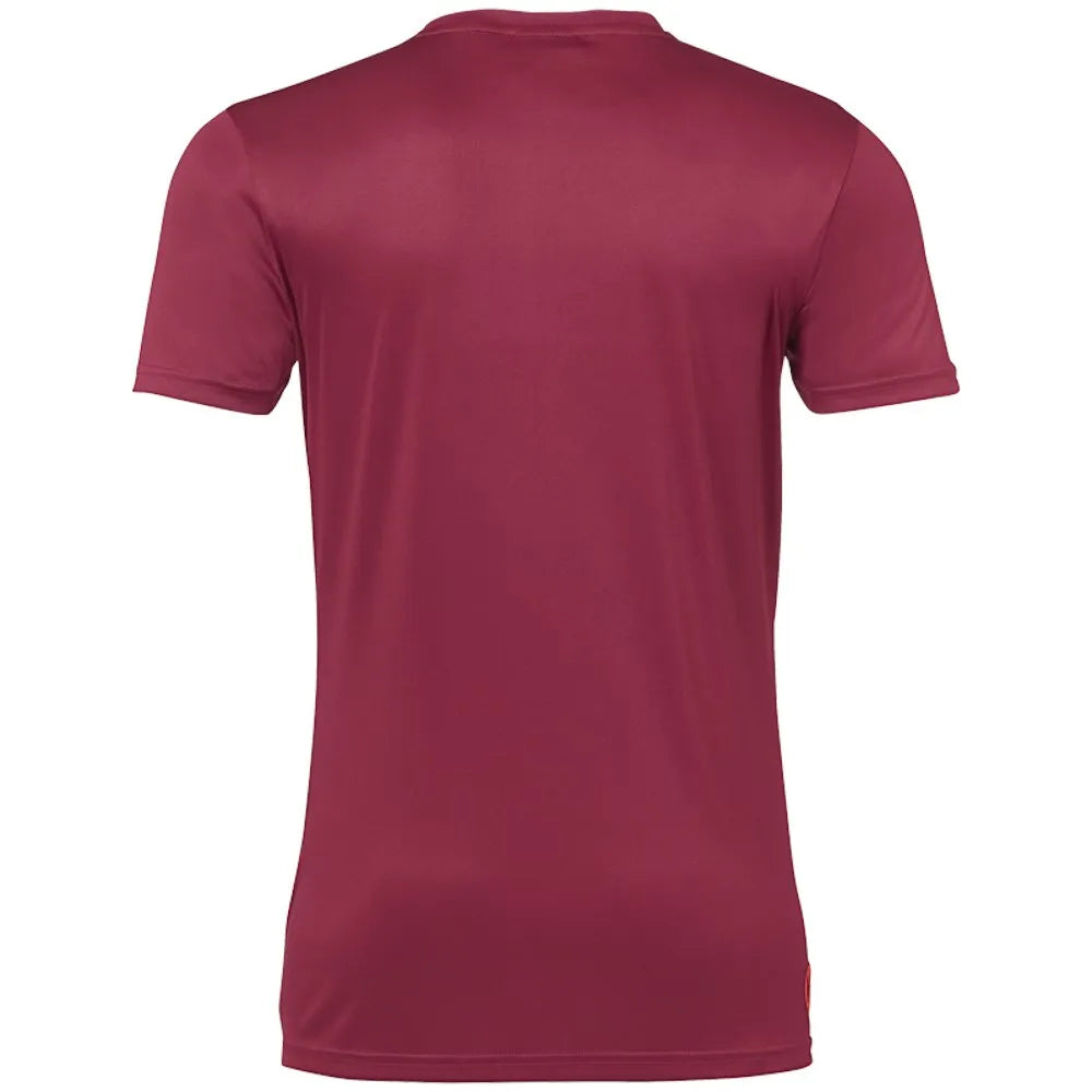 T-shirt Kempa Poly para Mulher – Grená