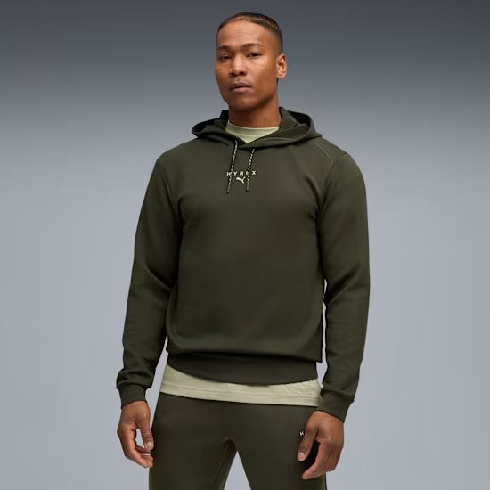 Sweatshirt com Capuz Puma x HYROX Cloudspun – Verde-escuro