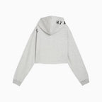 Sweatshirt Curta com Capuz Puma x HYROX para Mulher – Cinzento-claro