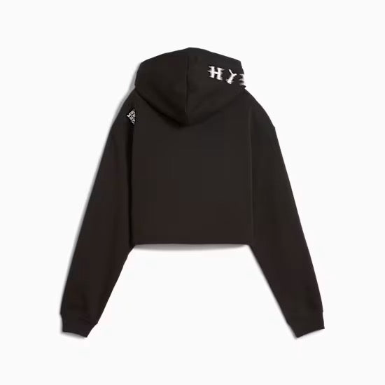 Sweatshirt Curta com Capuz Puma x HYROX para Mulher – Preto