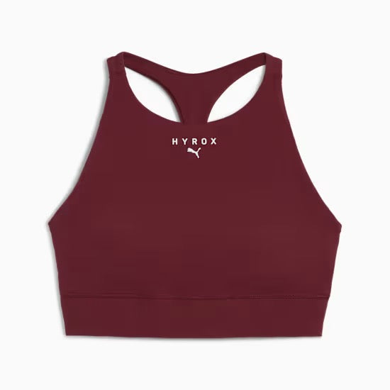 Top Desportivo Puma x HYROX ShapeLuxe para Mulher – Grená