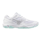 Sapatilhas de Andebol Mizuno Wave Phantom 3 para Mulher – Branco e Verde-água