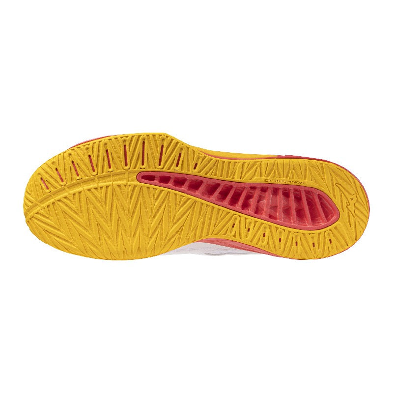 Sapatilhas de Voleibol Mizuno Thunder Blade Z – Branco e Vermelho