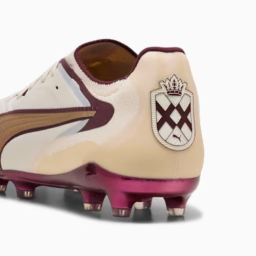 Chuteiras de Futebol Puma King 20 Ultimate LE FG/AG – Bege e Bordeaux