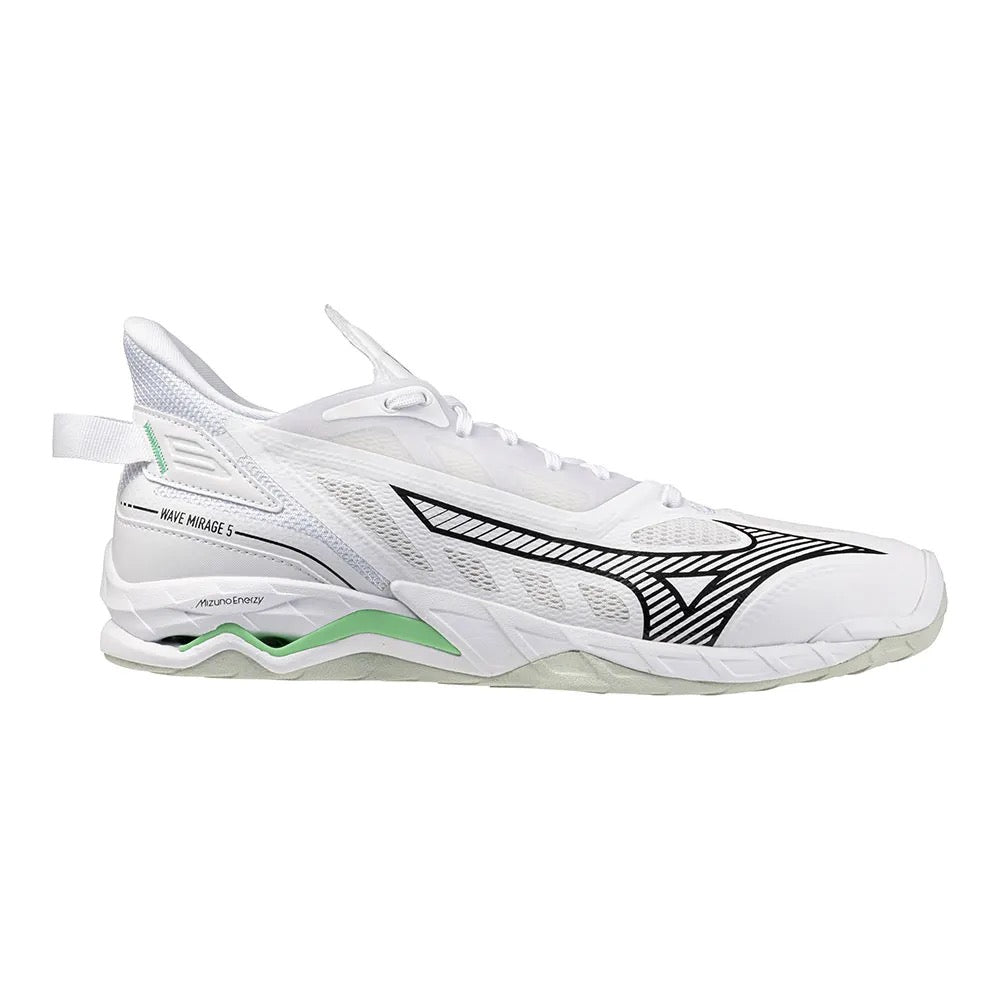Sapatilhas de Andebol Mizuno Wave Mirage 5 – Branco e Verde