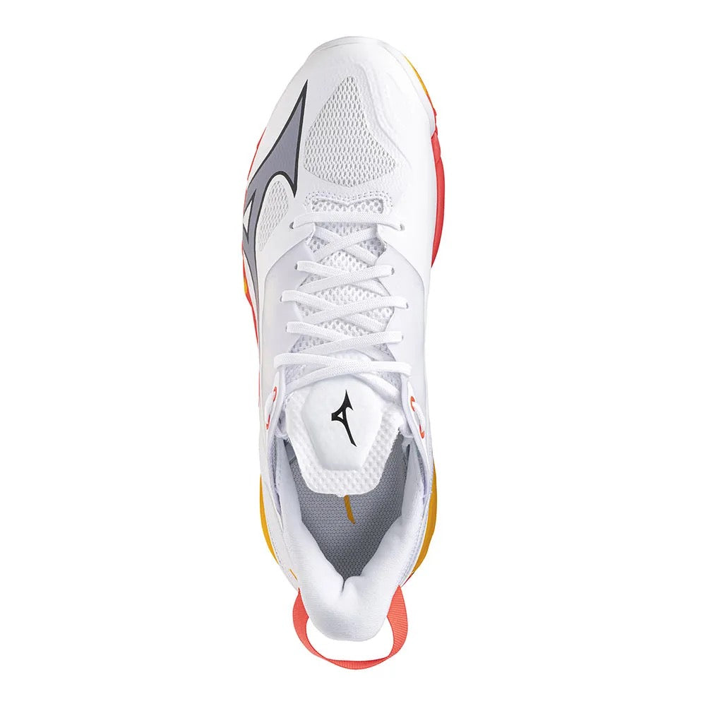 Sapatilhas de Andebol Mizuno Wave Mirage 5 – Branco e Laranja