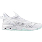 Sapatilhas de Andebol Mizuno Wave Mirage 5 para Mulher – Branco e Verde-água