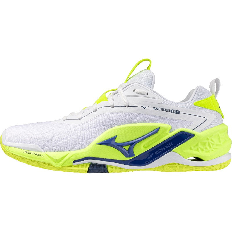 Sapatilhas de Andebol Mizuno Wave Stealth Neo – Branco e Amarelo-lima