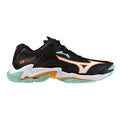 Sapatilhas de Voleibol Mizuno Wave Lightning Z8 – Preto e Laranja