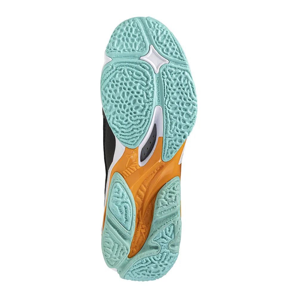 Sapatilhas de Voleibol Mizuno Wave Lightning Z8 – Preto e Laranja