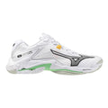Sapatilhas de Voleibol Mizuno Wave Lightning Z8 – Branco e Verde
