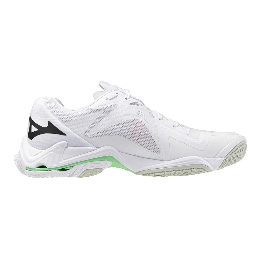 Sapatilhas de Voleibol Mizuno Wave Lightning Z8 – Branco e Verde