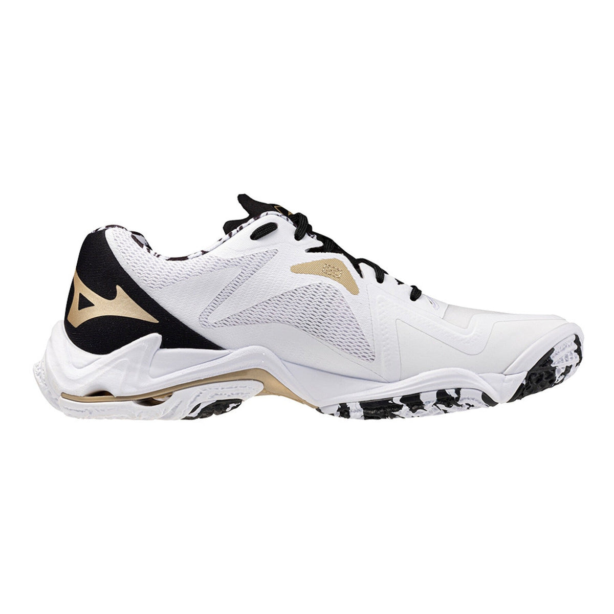 Sapatilhas de Voleibol Mizuno Wave Lightning Z8 Edição Especial – Branco e Preto